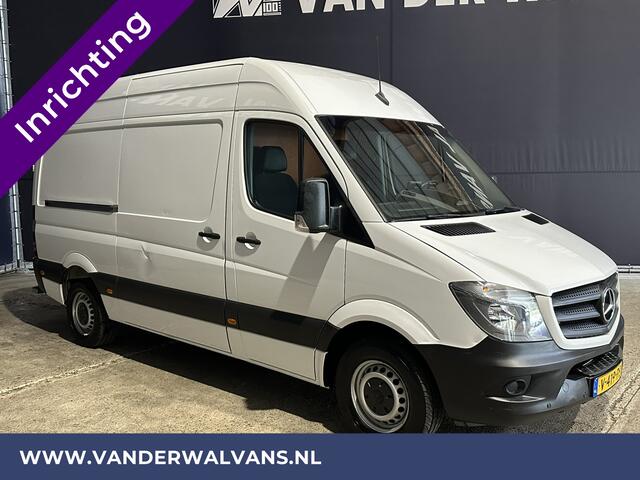 Mercedes-Benz SPRINTER 316 CDI 164pk L2H2 inrichting Euro6 Airco | 2800kg Trekhaak | Cruiscontrol Parkeersensoren, Chauffeursstoel
