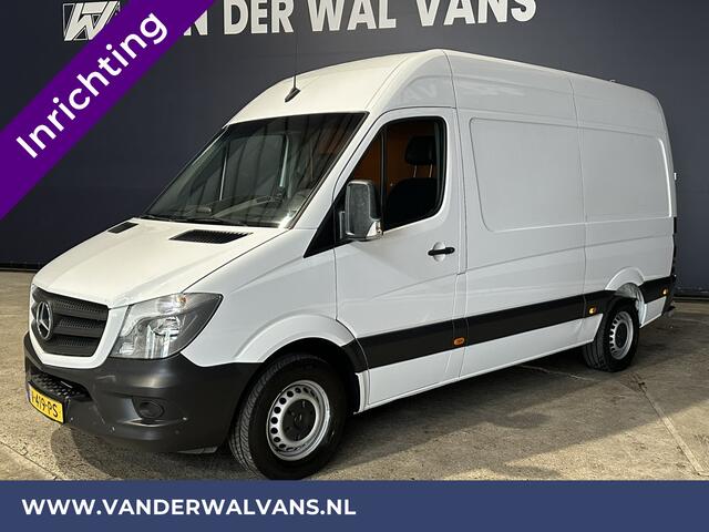 Mercedes-Benz SPRINTER 316 CDI 164pk L2H2 inrichting Euro6 Airco | 2800kg Trekhaak | Cruiscontrol Parkeersensoren, Chauffeursstoel