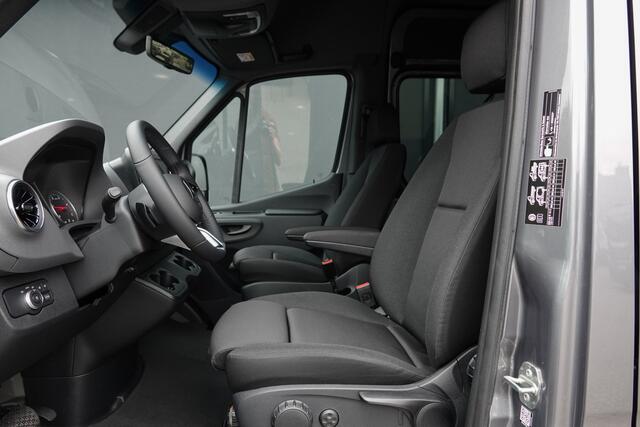 Mercedes-Benz SPRINTER L2H2 319Cdi 190Pk 9G-Tronic | Dubbel Cabine | 5-Persoons | RWD | 2xSchuifdeur | 360° Camera | Selenietgrijs