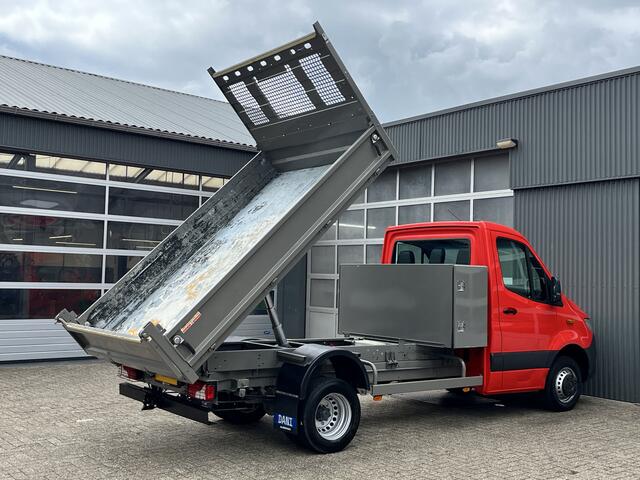 Mercedes-Benz SPRINTER 514 2.2 CDI Kipper Airco Trekhaak 3500kg trekgewicht Telefoonverbinding 3-Persoons Gereedschapskist Kieper Open laadbak Bpm vrij voor particulier gebruik!!