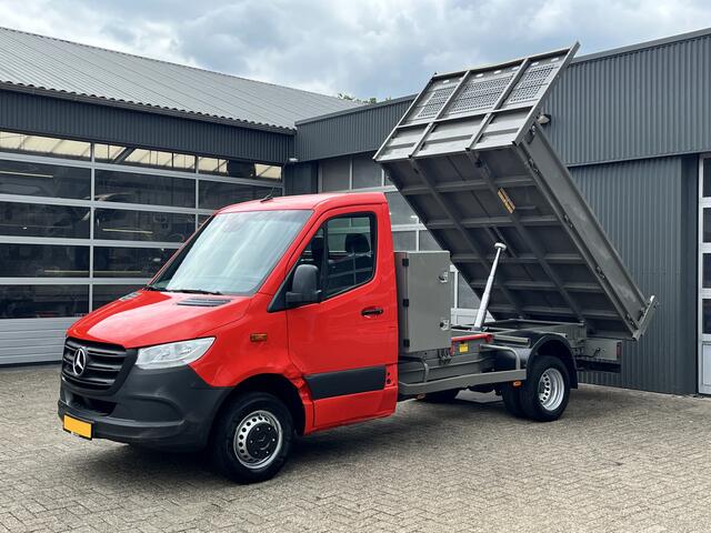 Mercedes-Benz SPRINTER 514 2.2 CDI Kipper Airco Trekhaak 3500kg trekgewicht Telefoonverbinding 3-Persoons Gereedschapskist Kieper Open laadbak Bpm vrij voor particulier gebruik!!