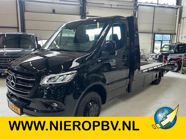 Mercedes-Benz SPRINTER 519CDI Tijhof Oprijwagen Automaat Airco Navi Cruisecontrol Trekhaak 3500kg NIEUW