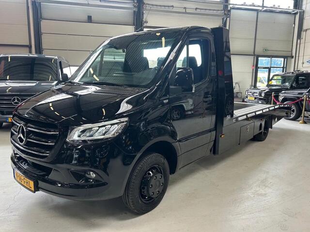 Mercedes-Benz SPRINTER 519CDI Tijhof Oprijwagen Automaat Airco Navi Cruisecontrol Trekhaak 3500kg NIEUW