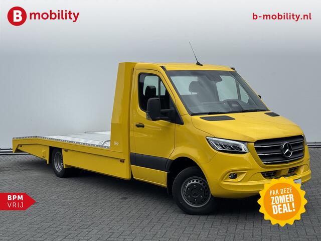 Mercedes-Benz SPRINTER 519 CDI Tijhof AluLiner Luchtvering NIEUW! MJ.2025 Autotransporter/ Oprijwagen | Lier | 3-Zitplaatsen | AppleCarPlay | DAB | Adaptive Cruise Control | Navigatie | Trekhaak