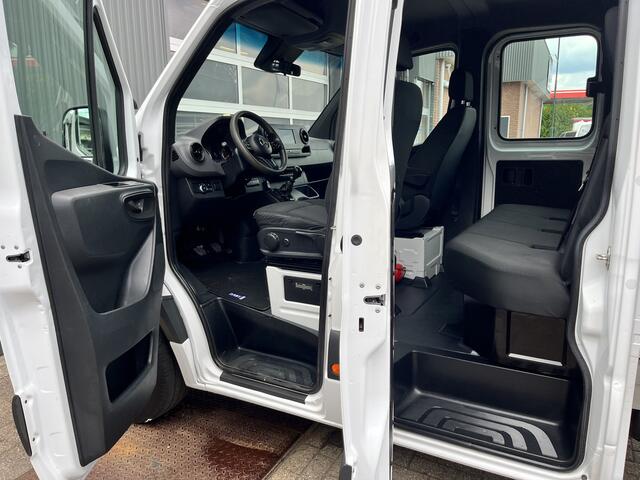 Mercedes-Benz SPRINTER 314 2.2 CDI DC Openlaadbak Airco Cruise controle Trekhaak 3500kg 6-Persoons Camera Navigatie Apple carplay open laadbak Pick-up Euro 6 P-up bakwagen