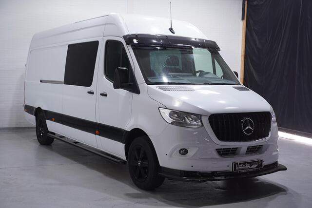 Mercedes-Benz SPRINTER 315 CDI 150 pk L3H2 Black&White Dubbel Cabine Navi, 360 Camera, AMG Grille, 18" LMV, Sidebars, Zonneklep, 6-Zits