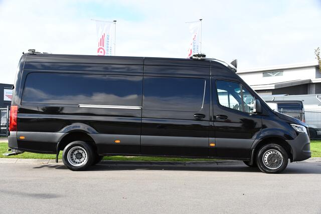 Mercedes-Benz SPRINTER 519 3.0 CDI L3H2 PB Edition Camera, Cruise, Carplay, 3500kg Trekhaak, LED, Standkachel, Stoelverwarming, Automaat, Multimedia, Uniek!