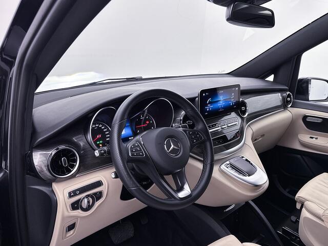 Mercedes-Benz V-KLASSE 250d Lang Edition Dubbele Cabine 360° Camera Leder 19" Inch lichtmetaal LED