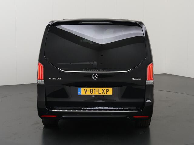 Mercedes-Benz V-KLASSE 250d 4-MATIC XL L3 AVANTGARDE | DUBBELE CABINE | 360 CAMERA | DISTRONIC PLUS | LEDER ZWART "LUGANO" | ALARM | STOELVERWARMING | NAVIGATIE | CARPLAY | ANDROID AUTO | AUTOMATISCHE AIRCO | DAB+ |