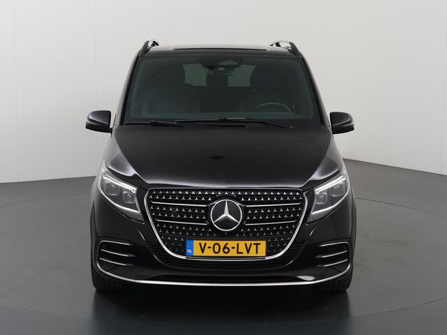 Mercedes-Benz V-KLASSE 300d | L2 Lang | AMG | Dubbele Cabine | BURMESTER | 360 CAMERA | DISTRONIC PLUS | LEDER ZWART "LUGANO" | ALARM | STOELVERWARMING | NAVIGATIE | CARPLAY | ANDROID AUTO | CLIMATE CONTROL | DAB+ | CERTIFIED