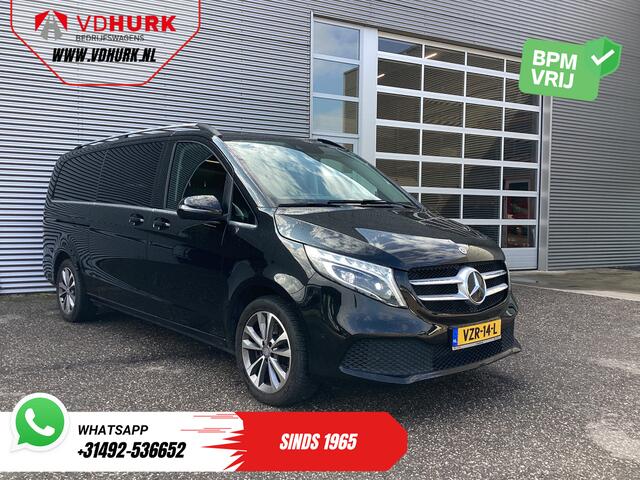 Mercedes-Benz V-KLASSE 300d Aut. XL L3 Avantgarde Edition BPM VRIJ! 2xElek.Schuifdeur/ Leder/ LED/ Standkachel/ Carplay/ Afn.Trekhaak/ Stoelverw./ Alarm III/ Navi/ Camera/ PDC/ Cruise/ 18" LMV