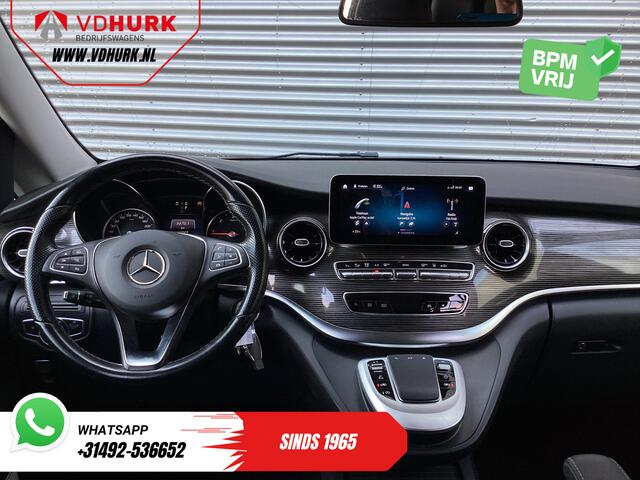 Mercedes-Benz V-KLASSE 300d Aut. XL L3 Avantgarde Edition BPM VRIJ! 2xElek.Schuifdeur/ Leder/ LED/ Standkachel/ Carplay/ Afn.Trekhaak/ Stoelverw./ Alarm III/ Navi/ Camera/ PDC/ Cruise/ 18" LMV