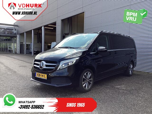 Mercedes-Benz V-KLASSE 300d Aut. XL L3 Avantgarde Edition BPM VRIJ! 2xElek.Schuifdeur/ Leder/ LED/ Standkachel/ Carplay/ Afn.Trekhaak/ Stoelverw./ Alarm III/ Navi/ Camera/ PDC/ Cruise/ 18" LMV