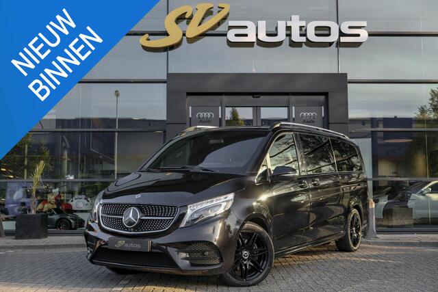 Mercedes-Benz V-KLASSE V300d AMG 240pk Extra Lang XL Burmester Elektrische schuifdeuren Trekhaak Night pakket Black Edition