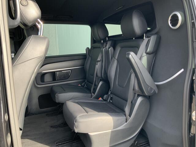 Mercedes-Benz V-KLASSE 300d Extra Lang Dub Cab Autom. Avantgarde Edition Elec Dub Schuifdeur Alu Velgen Camera Navi Trekhaak 2000 kg ,4 Zits Leer Volle Auto Euro 6