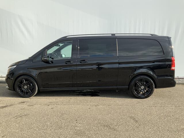 Mercedes-Benz V-KLASSE 300d Extra Lang Dub Cab Autom. Avantgarde Edition Elec Dub Schuifdeur Alu Velgen Camera Navi Trekhaak 2000 kg ,4 Zits Leer Volle Auto Euro 6