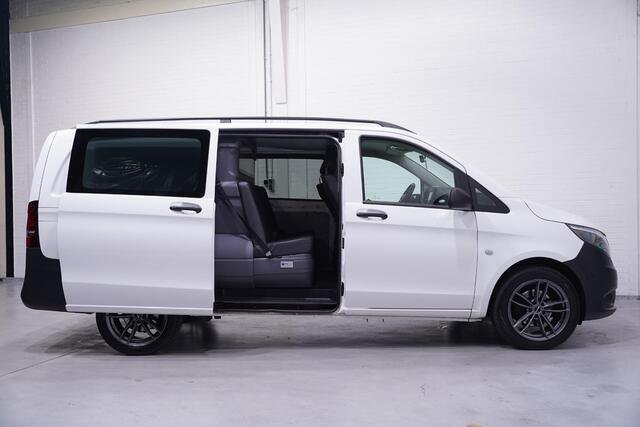 Mercedes-Benz VITO 116 CDI 163 pk Dubbel Cabine Automaat Lang Navi, Dode Hoek & Lane Assist, Camera Cruise Control, PDC V+A