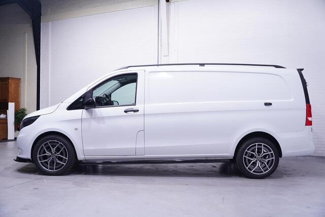 Mercedes-Benz VITO 116 CDI 163 pk XL Black&White Edition Navi, 19" AMG Wielen, Camera, Spoiler Pakket, PDC V+A, Laadruimte Pakket, 3-Zits