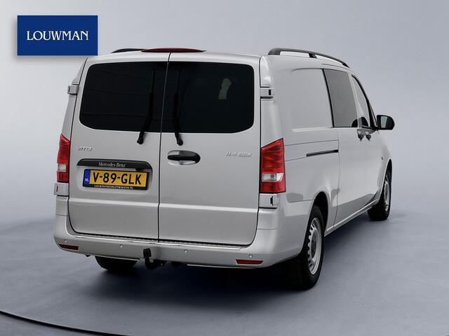 Mercedes-Benz VITO 114 CDI Extra Lang Dubbele Cabine XL Leder 2x Schuifdeur LED Trekhaak Apple Carplay/Android Auto Achteruitrijcamera Cruise Control