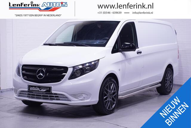 Mercedes-Benz VITO 114 CDI 136 pk Lang Airco, 19"LMV Sidebars, Bumpers in Kleur, Zwarte Grille, Cruise Control, 3-Zits