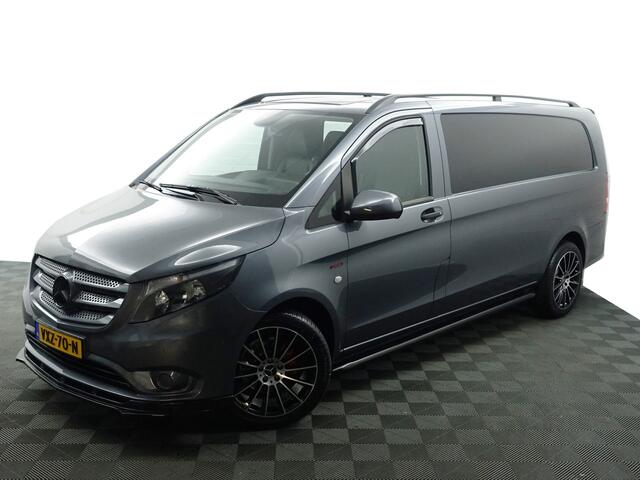 Mercedes-Benz VITO 116 CDI XL AMG Night Edition- 3 Pers, Leder, Stoelverwarming, Park Assist, Cruise, Clima, Sidebars