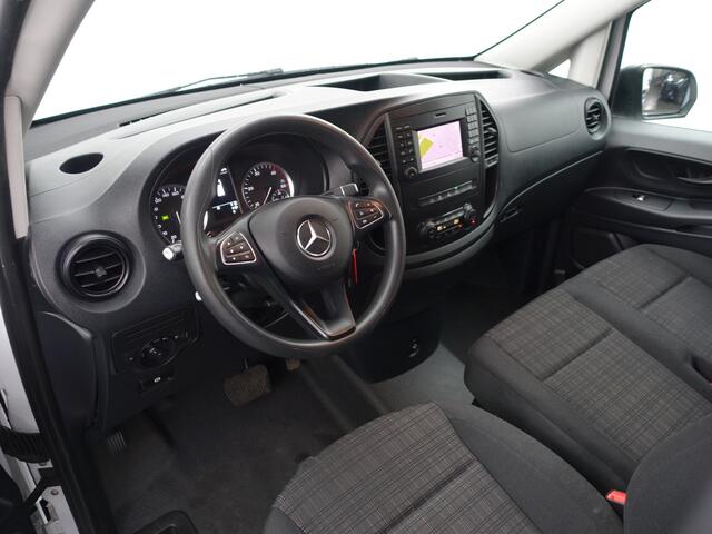 Mercedes-Benz VITO 114 CDI Lang Ambition Aut- 3 Pers, Navi, Clima, Camera, Cruise, Dynamic Select, Grijs Kenteken