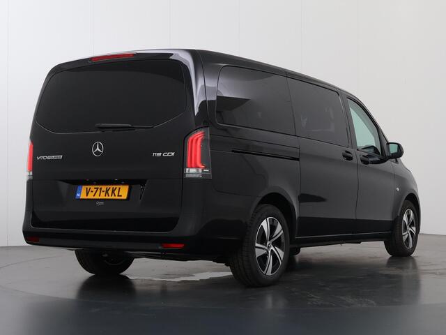 Mercedes-Benz VITO 119 CDI | Aut. | Lang L2 | Select | Dubbele Cabine | Schuifdeur L+R | LM Velgen | 6-zits | Navigatie | Parkeercamera | Dynamic | Certified
