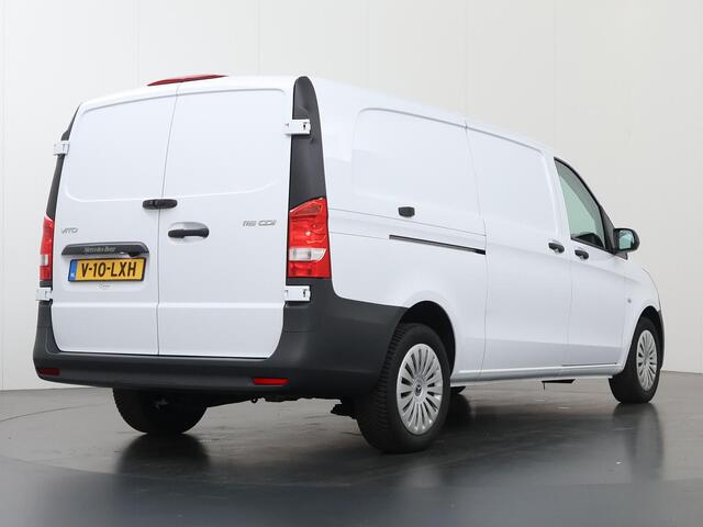 Mercedes-Benz VITO 116 CDI Aut. | L3 Pro | Keyless Go | Navigatiesysteem | Cruise Control | Parkeercamera | 3-zits | Stoelverwarming | 270° Achterdeuren | MODEL 2025 | Certified