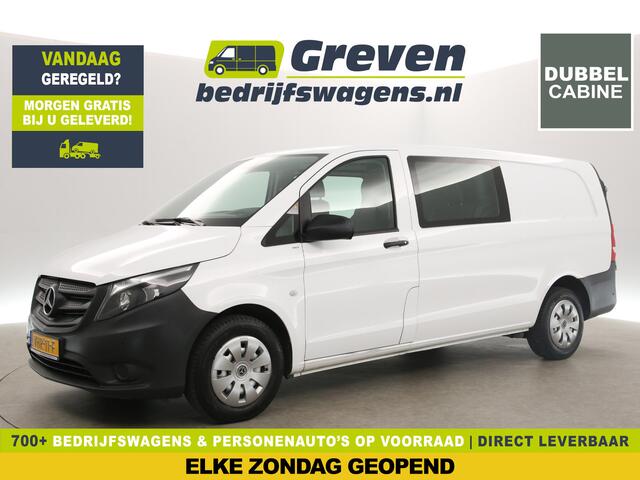 Mercedes-Benz VITO 116 CDI Extra Lang | 164PK | Dubbele Cabine | 5 Persoons | Airco Camera Carplay Cruise Navigatie PDC