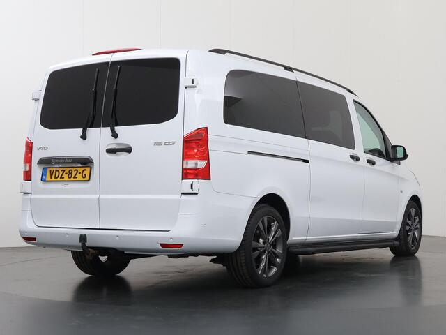 Mercedes-Benz VITO 119 CDI Aut. | L3 XL | Dubbele Cabine | Schuifdeur L+R | LED Koplampen | Lederen Bekleding | Achterdeuren | Climate Control | LM Velgen | 5-zits | Certified