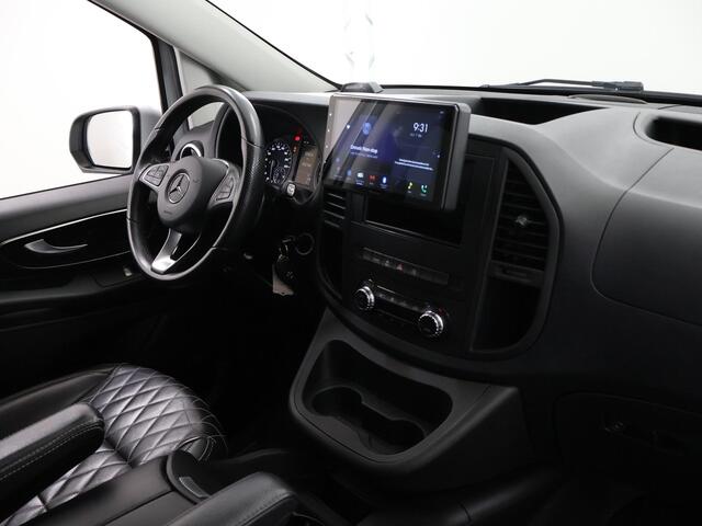 Mercedes-Benz VITO 119 CDI Aut. | L3 XL | Dubbele Cabine | Schuifdeur L+R | LED Koplampen | Lederen Bekleding | Achterdeuren | Climate Control | LM Velgen | 5-zits | Certified