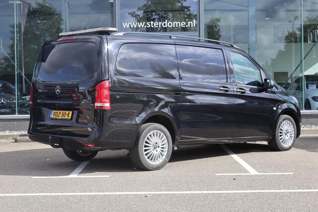 Mercedes-Benz VITO 114 CDI Lang l Trekhaak l Becker MAP Pilot l Camera l LED intelligent l Comfortstoelen voor best. + bijrijder l Airco l Houten vloer l THERMOTRONIC l LM velgen l Dakrails l Tussenschot l