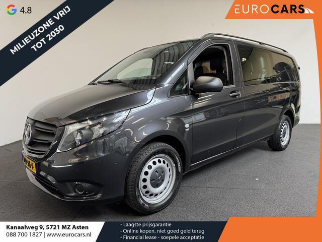 Mercedes-Benz VITO 114 CDI Lang Dubbele Cabine Automaat Airco Navigatie -App connect Bluetooth Parkeersensoren 6-zits