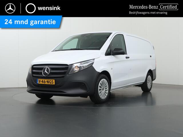 Mercedes-Benz VITO 116 CDI | L2 | AUT. | PRO | Navigatie | Camera | Cruise Control | Stoelverwarming | 3-zits | Achterdeuren met ruit | Certified