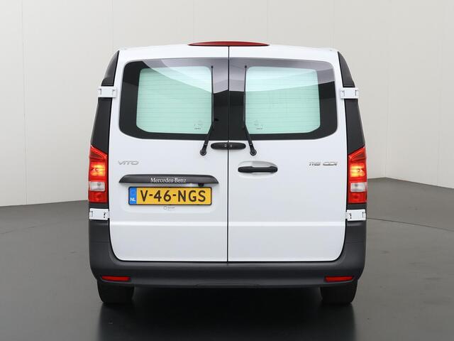 Mercedes-Benz VITO 116 CDI | L2 | AUT. | PRO | Navigatie | Camera | Cruise Control | Stoelverwarming | 3-zits | Achterdeuren met ruit | Certified
