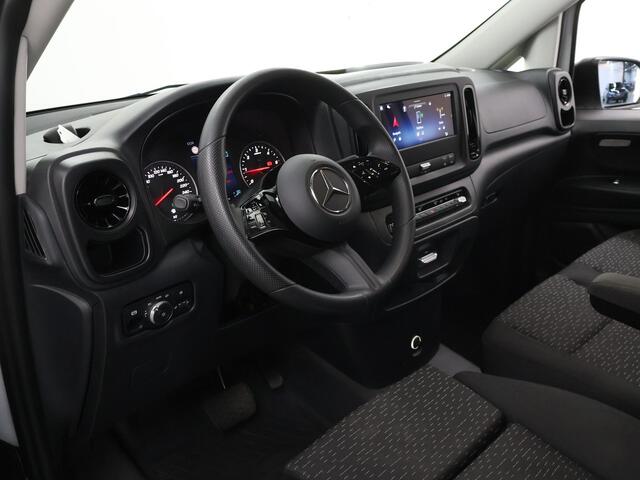 Mercedes-Benz VITO 116 CDI | L2 | AUT. | PRO | Navigatie | Camera | Cruise Control | Stoelverwarming | 3-zits | Achterdeuren met ruit | Certified