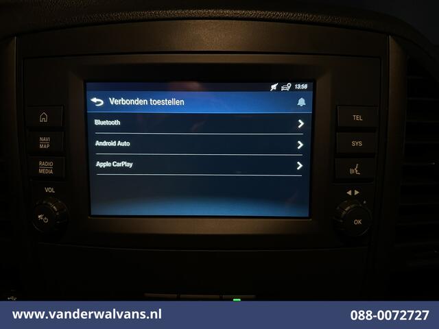 Mercedes-Benz VITO 116 CDI 164pk L2H1 Euro6 Airco | Camera | Apple Carplay | Android Auto | Cruisecontrol Stoelverwarming, Parkeersensoren, Bijrijdersbank