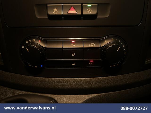 Mercedes-Benz VITO 116 CDI 164pk L2H1 Euro6 Airco | Camera | Apple Carplay | Android Auto | Cruisecontrol Stoelverwarming, Parkeersensoren, Bijrijdersbank