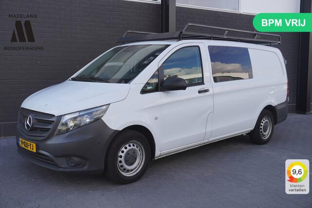Mercedes-Benz VITO 111 CDI Lang Dubbele Cabine EURO 6 - Airco - Navi - Cruise - PDC - ¤17.950,- Excl.