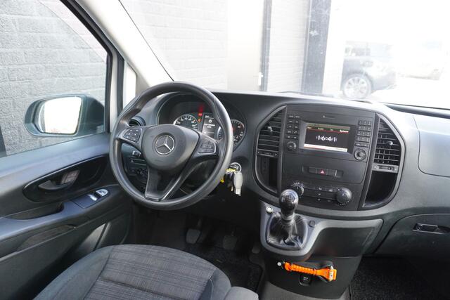 Mercedes-Benz VITO 111 CDI Lang Dubbele Cabine EURO 6 - Airco - Navi - Cruise - PDC - ¤17.950,- Excl.