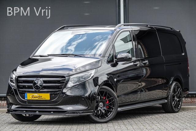 Mercedes-Benz VITO 119Cdi 190Pk 9G-Tronic Aut. | Dubbele Cabine | Mixto Pro | Extra lang | 2x Schuifdeur | Achteruitrijcamera | Afneembare trekhaak | Spoilerpack | Rode remzadels | 20''