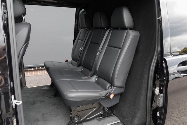 Mercedes-Benz VITO 119Cdi 190Pk 9G-Tronic Aut. | Dubbele Cabine | Mixto Pro | Extra lang | 2x Schuifdeur | Achteruitrijcamera | Afneembare trekhaak | Spoilerpack | Rode remzadels | 20''