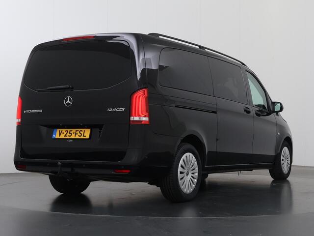 Mercedes-Benz VITO 124 CDI | Aut. | L3 XL | Dubbele Cabine | 237 PK | Navigatie | Bluetooth | Stoelverwarming | Cruise Control | Climate Control | 5-zits | Lederen Bekleding | 2500 KG. AHG | Certified