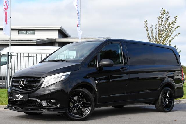 Mercedes-Benz VITO 119 CDI L2 DC Black Edition Camera, Cruise, LED, Carplay, Automaat, Stoelverwarming, 190pk, Trekhaak, Uniek!
