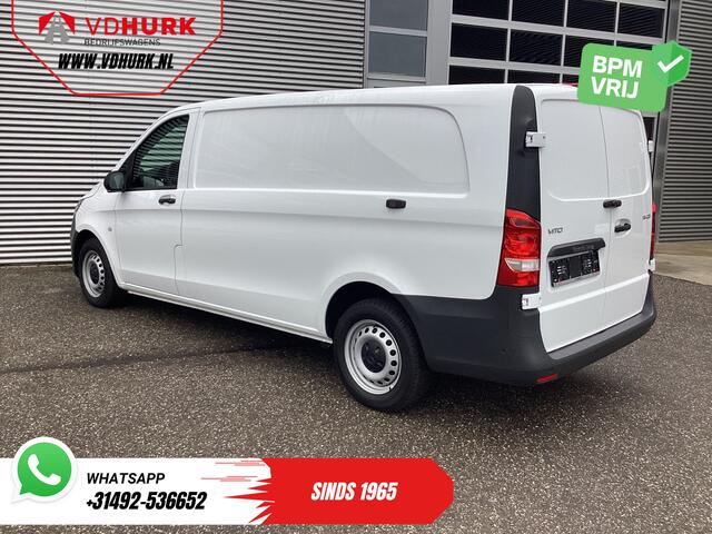 Mercedes-Benz VITO 116 CDI Aut. L2 BPM VRIJ! Carplay/ Stoelverw./ 270Gr. Deuren/ Cruise/ Airco/ Navi/ Camera/ PDC