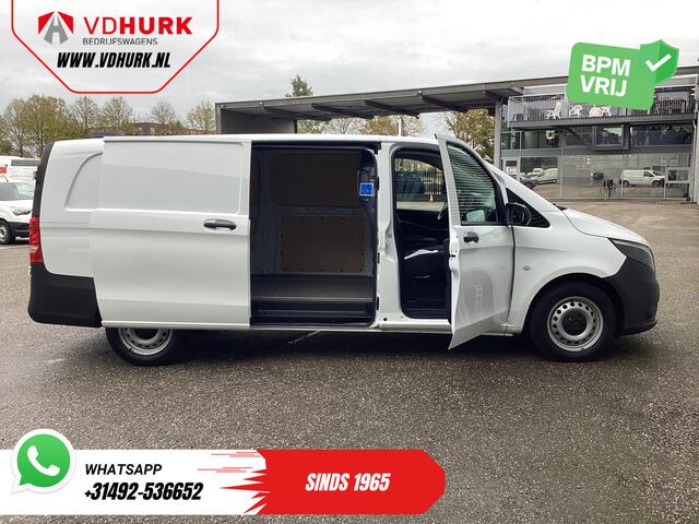 Mercedes-Benz VITO 116 CDI Aut. L2 BPM VRIJ! Carplay/ Stoelverw./ 270Gr. Deuren/ Cruise/ Airco/ Navi/ Camera/ PDC