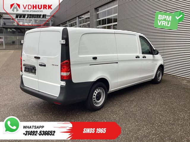 Mercedes-Benz VITO 116 CDI Aut. L2 BPM VRIJ! Carplay/ Stoelverw./ 270Gr. Deuren/ Cruise/ Airco/ Navi/ Camera/ PDC