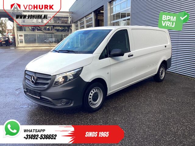 Mercedes-Benz VITO 116 CDI Aut. L2 BPM VRIJ! Carplay/ Stoelverw./ 270Gr. Deuren/ Cruise/ Airco/ Navi/ Camera/ PDC