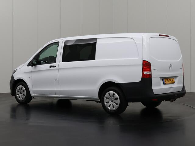 Mercedes-Benz VITO Lang Dubbele Cabine Comfort | Airco | Cruise | Trekhaak | Privacy Glass