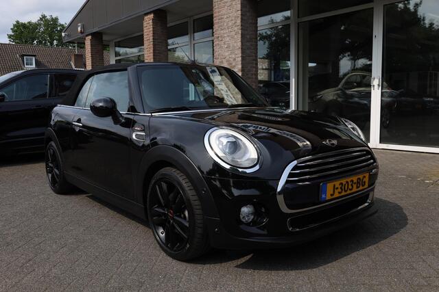 Mini John Cooper Works Mini Cabrio 1.5 JCW Chili HARMAN&KARDON STOELVERW. HALFLEER NAVI CRUISE CLIMA VOICE 2xPDC 17''LMV WINDSCHERM SFEERVERL.